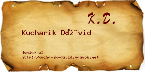 Kucharik Dávid névjegykártya